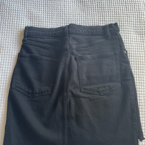 SOLD - Aritizia  black denim skirt. - Picture 3 of 3
